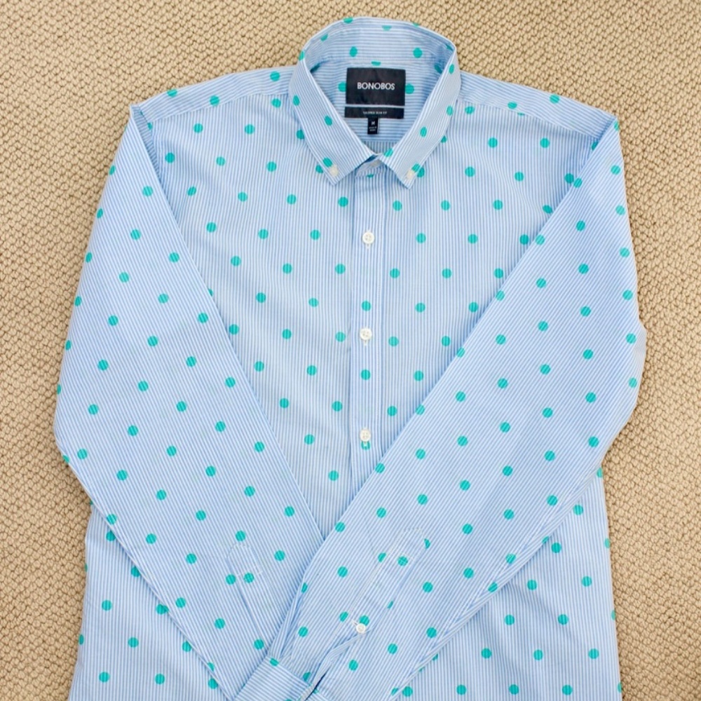 NEW-Bonobos Lightweight Mens Button Down Shirt